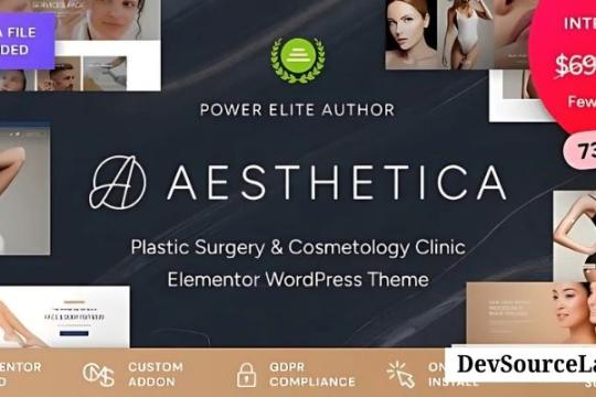 Aesthetica v1.0.3 - Plastic Surgery & Beauty Clinic WordPress Theme