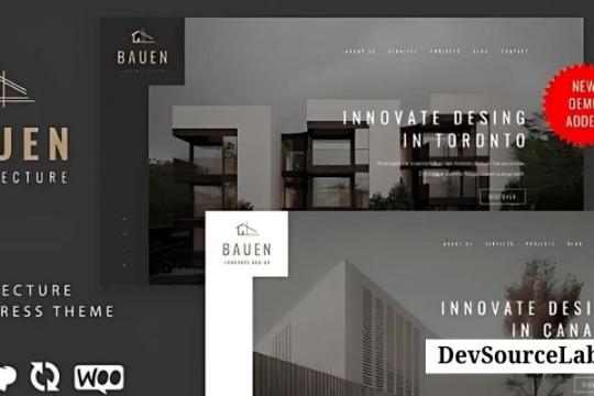 BAUEN v9.3.3 - Architecture & Interior Elementor WordPress Theme