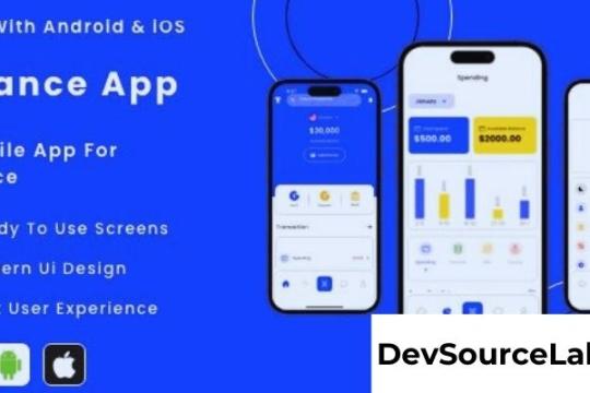 Finance App v1.0 - Flutter Mobile App Template
