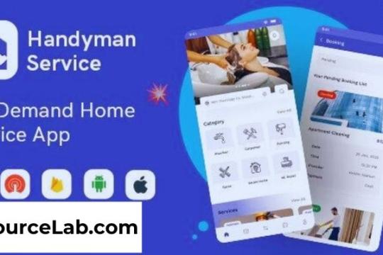 Handyman Service v10.9.1 - Flutter On-Demand Home Services App with Complete Solution