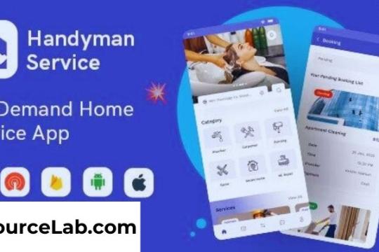 Handyman Service v11.0.0 - Flutter On-Demand Home Services App with Complete Solution