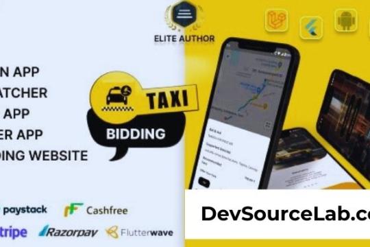 Tagxi Super Bidding - Taxi + Goods Delivery Complete Solution With Bidding Option - 24 August 2024