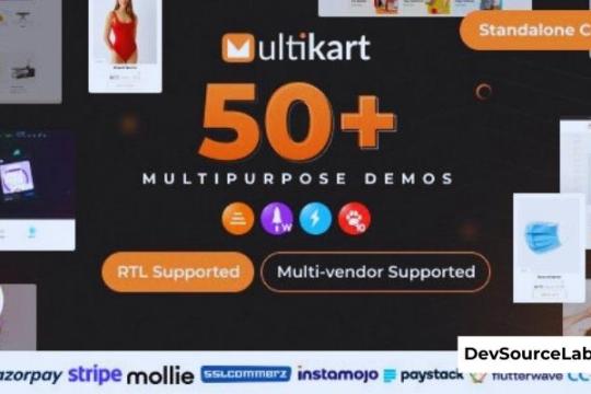 Multikart v1.1 - Single or Multivendor eCommerce with Angular And Laravel REST API