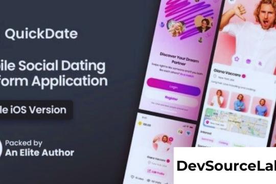QuickDate IOS v2.2 - Mobile Social Dating Platform Application