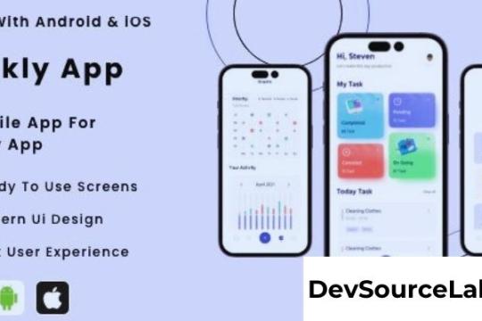 Taskly App v1.0 - Flutter Mobile App Template