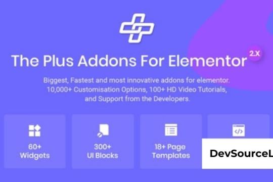 The Plus v6.1.1 - Addon for Elementor Page Builder WordPress Plugin