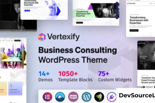 Vertexify v1.0.1 - Business Consulting WordPress Theme
