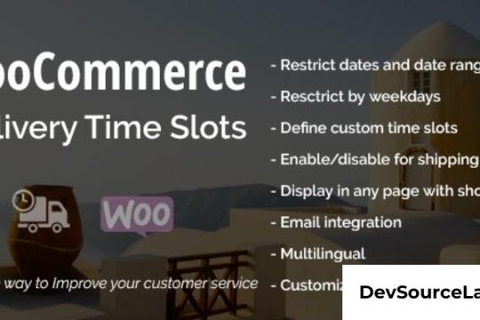 WooCommerce Delivery Time Slots v2.1.1